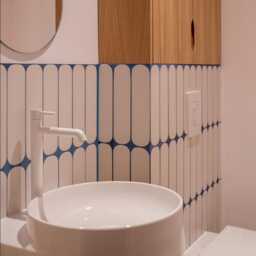 Modern Geometric Wall Decals - Arch Tile Peel & Stick Panels Seamless Color Block Decor - thumbnail 4