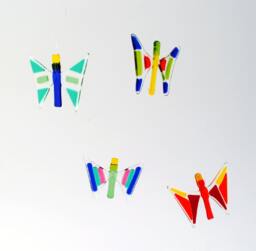 E50-34 Flat Fused Butterfly Suncatcher