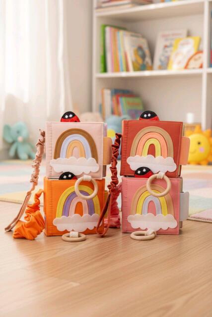 Montessori Quiet Book For Toddlers Sensory Fabric Activity Toy - image 1