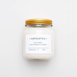 Bergamot Scented Candle Hopscotch Home Decor Soy Perfect Gift For Her, Wedding Gift, Mum Or Thank You