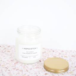 Bergamot Scented Candle Hopscotch Home Decor Soy Perfect Gift For Her, Wedding Gift, Mum Or Thank You - thumbnail 2