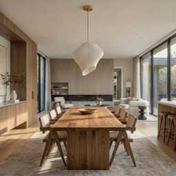 Modern Sculptural Pendant Light Large Statement Ceiling Lamp For Dining Room, 50cm - thumbnail 2