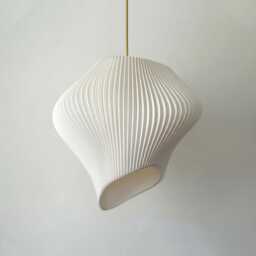 Modern Sculptural Pendant Light Large Statement Ceiling Lamp For Dining Room, 50cm - thumbnail 3