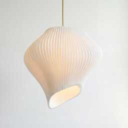 Modern Sculptural Pendant Light Large Statement Ceiling Lamp For Dining Room, 50cm - thumbnail 1