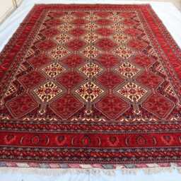 10x13 Feet Collector Piece Biljeck Rug, Afghan Brand New Handmade High Pile Soft Wool Traditional Dining Table Livingroom Rug - thumbnail 2