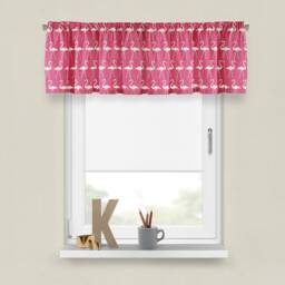 Candy Pink Valances - Premier Prints Window Topper For Girls Nursery Room Decor - Straight Or Wavy Valance - Choose Your Size - thumbnail 4