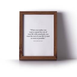 When Harry Met Sally Quote Print, Movie Wall Art - thumbnail 2