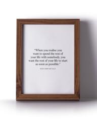 When Harry Met Sally Quote Print, Movie Wall Art - thumbnail 1