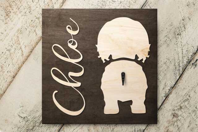 Personalized Dog Leash Holder, Custom Pet Name Wood Sign For Mom Birthday Gift - image 1