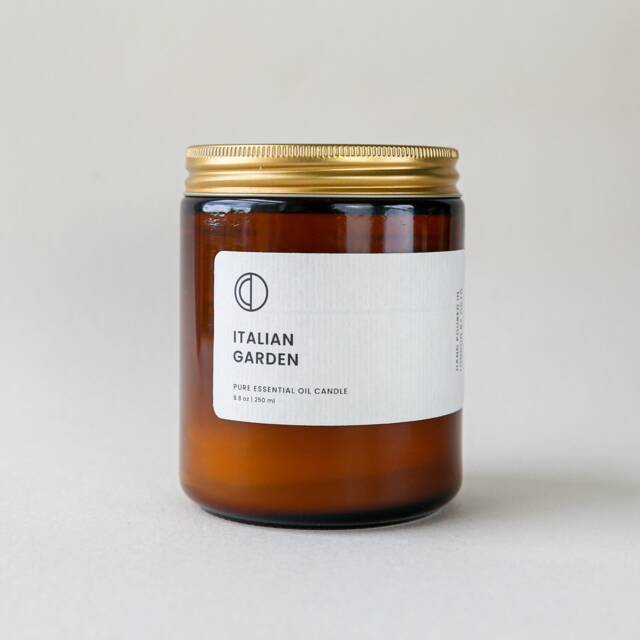 Italian Garden Essential Oil Candle - Rosemary + Sage Orange - image 1