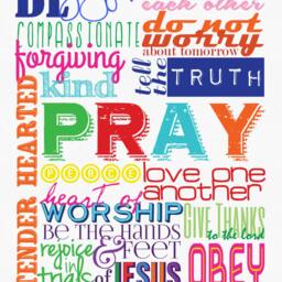 "Colorful Christian Family Rules Poster, 18""x24" - thumbnail 2