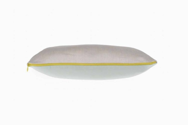 Designer Cushion With Yellow Zipper - Nils - image 1