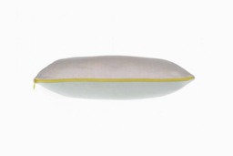 Designer Cushion With Yellow Zipper - Nils - thumbnail 1