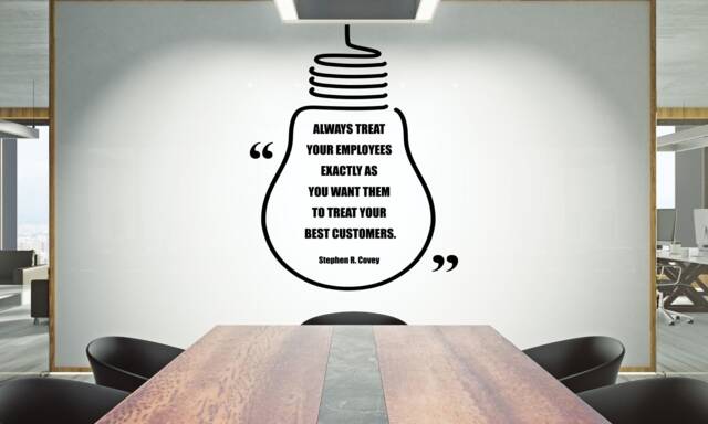 Teamwork Quote Vinyl Wall Decal Inspirational Office Decor 2388Re - image 1