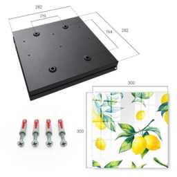Watercolor Lemons Wall Mounted Key Cabinet, Yellow Box For Home, Flowers & Plants, Lovers Of Nature Freshness - thumbnail 4