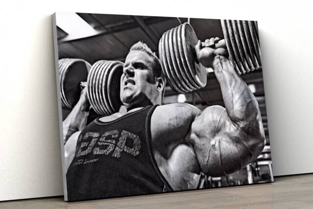 Jay Cutler Bodybuilding Gym Muscles Inspirational Large Canvas Art Custom Print Gift A0 A1 A2 A3 A4 - image 1