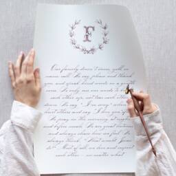 Custom Calligraphy Service Family Reminder Value House Motto Rule in This Mission Statement Heirloom - thumbnail 2