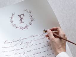 Custom Calligraphy Service Family Reminder Value House Motto Rule in This Mission Statement Heirloom - thumbnail 1