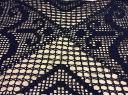 Floral Handmade Crochet Bedspread - thumbnail 1