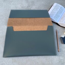 A4 Recycled Leather Envelope - thumbnail 2