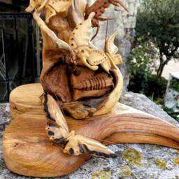Butterfly Sculpture, Wooden Butterfly's Tree Of Life, Family, Home Decor, House Warming, Love Gift - thumbnail 3