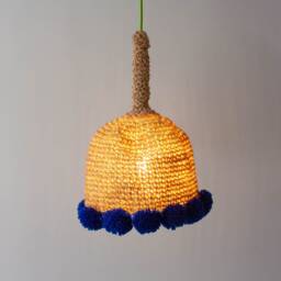 Indigo Artisan Crochet Lamp - thumbnail 3