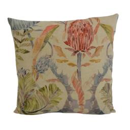 Voyage - Colscott Pomegranate Beautiful Watercolour Thistle Trail Cushion Cover Handmade Throw Pillow Designer Home Decor - thumbnail 3