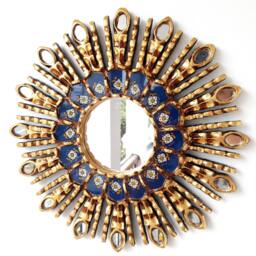 "Peruvian Mirrors ""Dark Blue Eye 35cm" - thumbnail 1