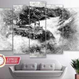 Covadonga Wall Art, Canvas, Asturias Canvas Spanish Spain Print, Poster, Photo, Art - thumbnail 4
