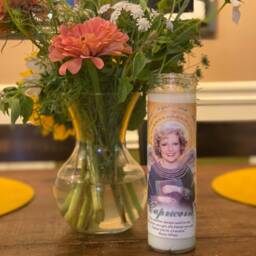 Capricorn Betty White Guardian Angel Prayer Candle - thumbnail 2