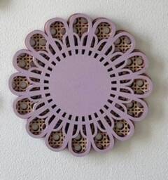 Rattan Flower, Rattan Wall Art, Nursery Decor, Sunshine Wooden Names, Personalised Gift, New Baby Gift - thumbnail 3