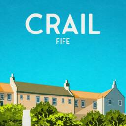 Crail Print - Harbour Travel Poster Historic Village Fife Scottish Wall Art Historical Town East Neuk - thumbnail 3
