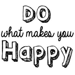 Do What Makes You Happy Motivating Sticker Encouraging Decal Wall Art Decor - thumbnail 3