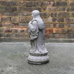 Concrete Buddha Statue Stone Figurine Cement Japanese Ornament Front Door Decoration Yard Art Handmade Sculpture - thumbnail 2