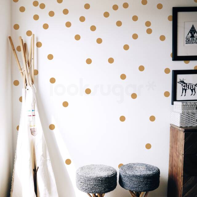 2-Inch Polka Dot Vinyl Stickers - Removable Wall Decals For Kids Room, Nursery, Party Decorations & Diy Projects - image 1