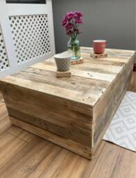 Large Rustic Coffee Table - thumbnail 1