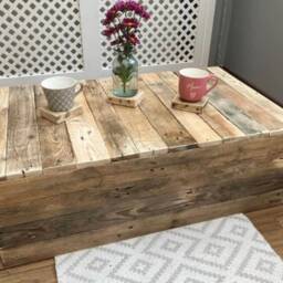 Large Rustic Coffee Table - thumbnail 2
