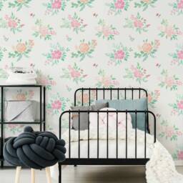 Garden Bouquet Wall Stencil - Large For Diy Home Decor Flower Stencils Instead Of Floral Wallpaper Easy Walls - thumbnail 2