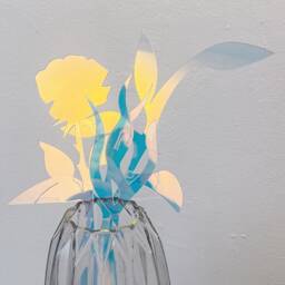Rosy Future Flowers - Objects D'art, Decorative Flowers, Acrylic Bouquet, Iridescent Home Decore, Retro Romantic Exotic, Funky Homeware - thumbnail 3