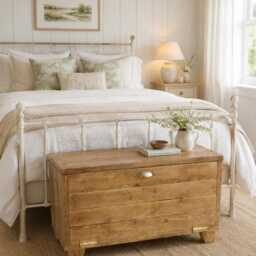 Handmade Hallway Shoe Storage Bench - thumbnail 2