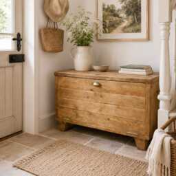 Handmade Hallway Shoe Storage Bench - thumbnail 3