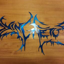 Custom Metal Band Sign Ornate Heavy Wall Art - 24'' - thumbnail 3