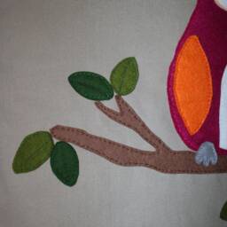 Purple Owl Pillow - thumbnail 3