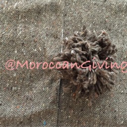 "Moroccan Pom Blanket - Throw With Blanket Bed Spread Bedding Cotton /59""Wx98" - thumbnail 3