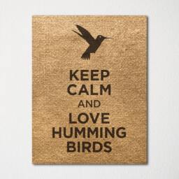 Keep Calm & Love Humingbirds - Fine Art Print Choice Of Color Purchase 3 Receive 1 Free - thumbnail 3