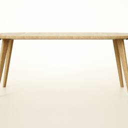 Expandable Round Dining Table in Oak Handmade Sustainable Kitchen Furniture - thumbnail 2