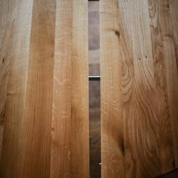 Expandable Round Dining Table in Oak Handmade Sustainable Kitchen Furniture - thumbnail 4
