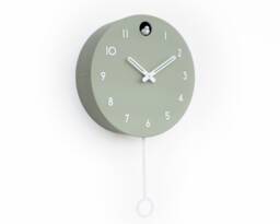 Cuckoo Clock - Linden Green With White Accessories - thumbnail 1