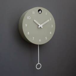 Cuckoo Clock - Linden Green With White Accessories - thumbnail 3
