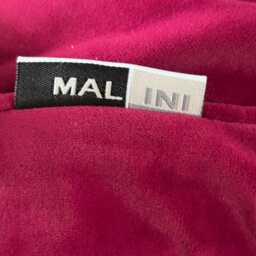 Burgundy Velvet Cushion By Malini, Luxury Home Decor - 30x45 cm - thumbnail 3